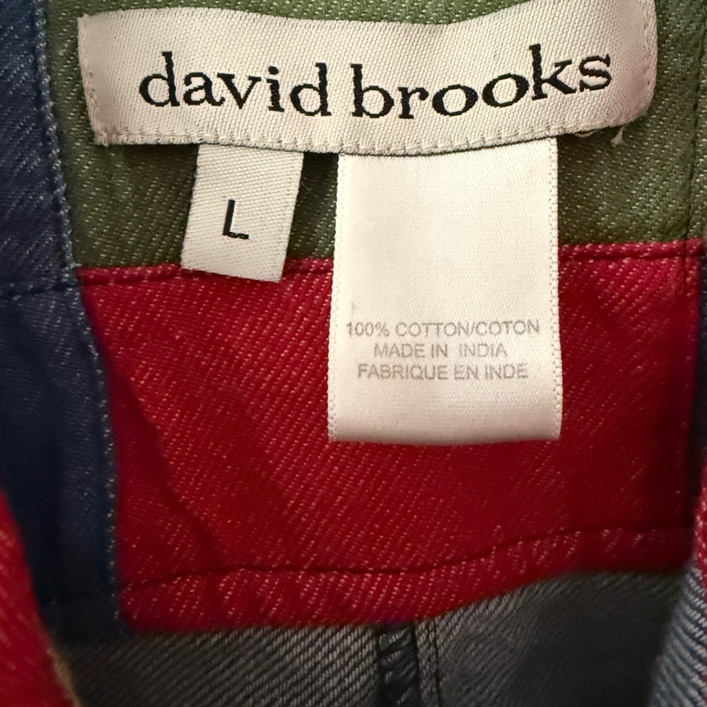 David Brooks Women’s Multicolor Patchwork Like Bu… - image 2